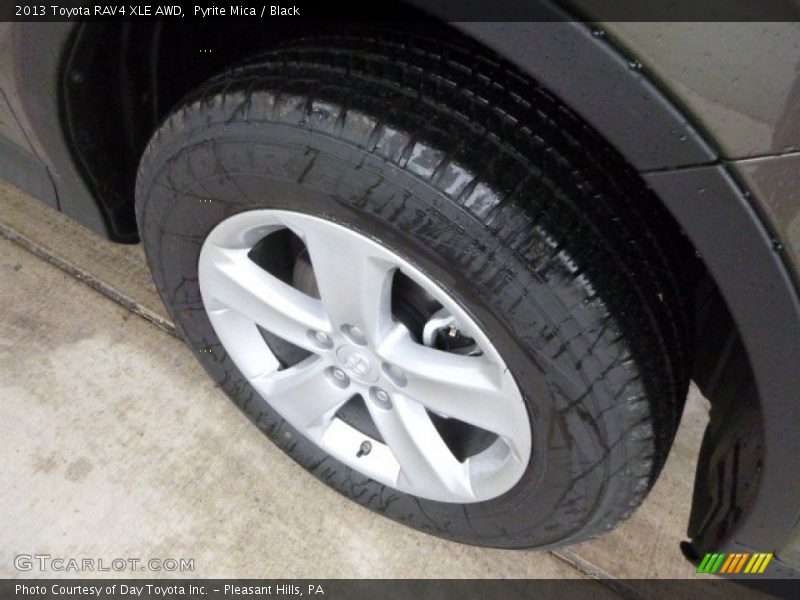 Pyrite Mica / Black 2013 Toyota RAV4 XLE AWD