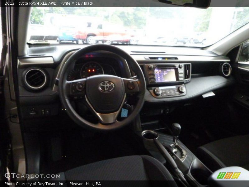 Pyrite Mica / Black 2013 Toyota RAV4 XLE AWD