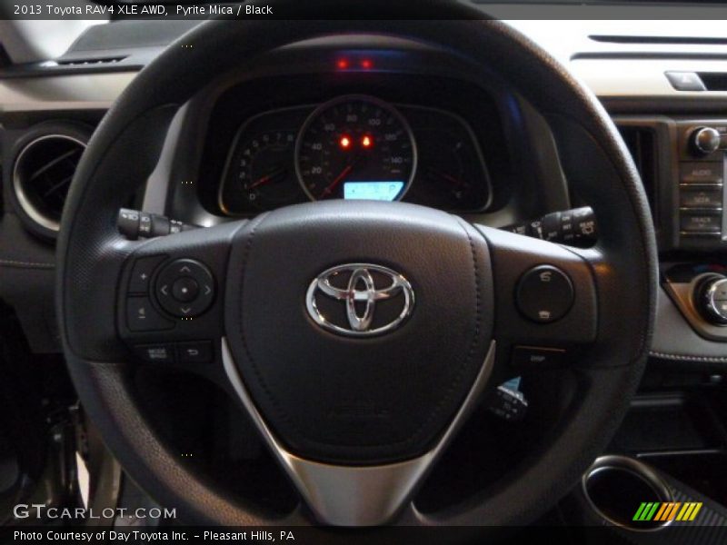 Pyrite Mica / Black 2013 Toyota RAV4 XLE AWD