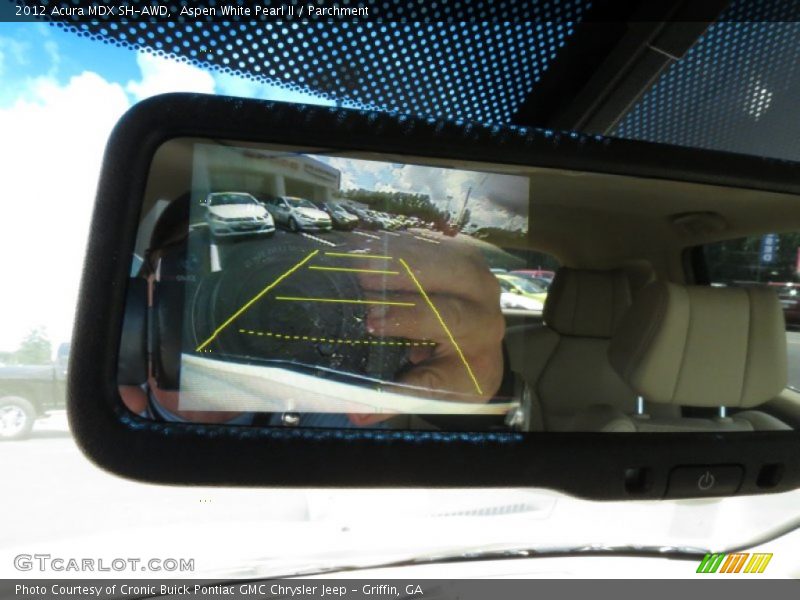 Aspen White Pearl II / Parchment 2012 Acura MDX SH-AWD