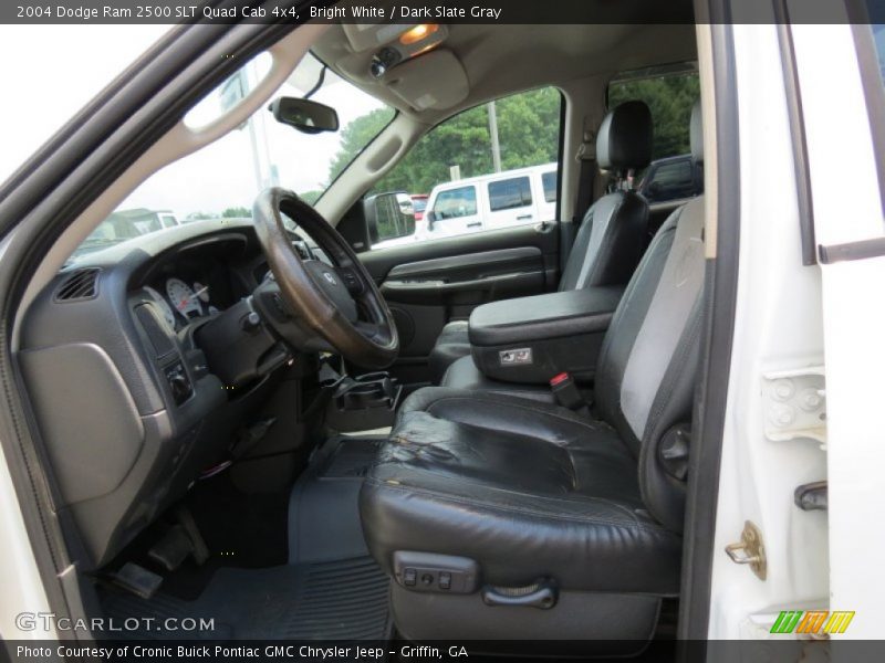 Bright White / Dark Slate Gray 2004 Dodge Ram 2500 SLT Quad Cab 4x4