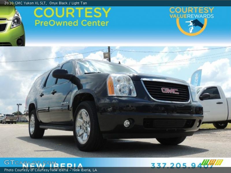 Onyx Black / Light Tan 2010 GMC Yukon XL SLT