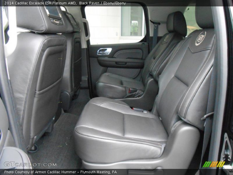 Rear Seat of 2014 Escalade ESV Platinum AWD