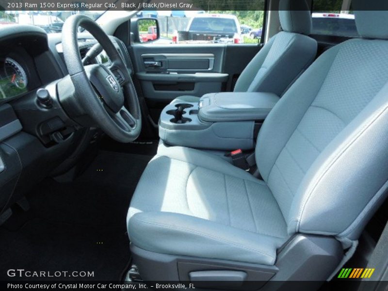 Black / Black/Diesel Gray 2013 Ram 1500 Express Regular Cab