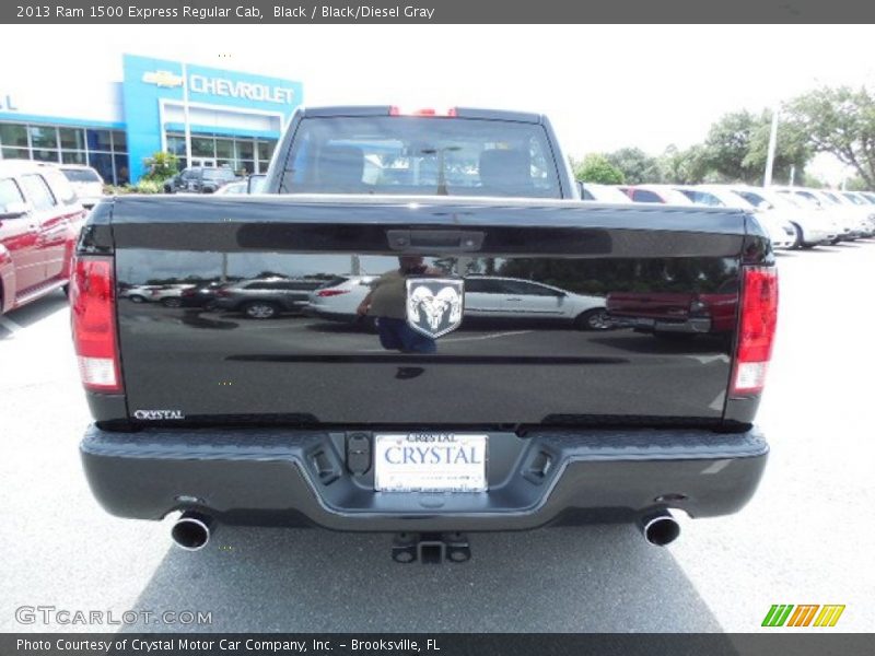Black / Black/Diesel Gray 2013 Ram 1500 Express Regular Cab
