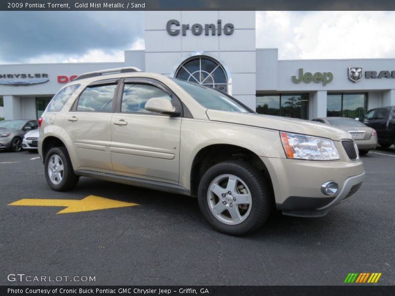 Gold Mist Metallic / Sand 2009 Pontiac Torrent