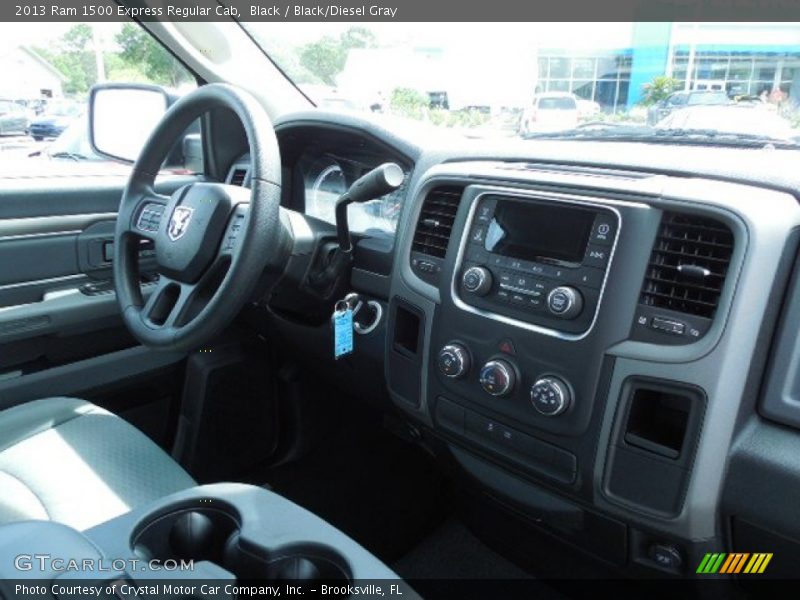 Black / Black/Diesel Gray 2013 Ram 1500 Express Regular Cab