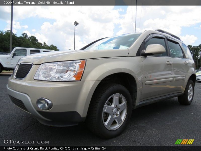 Gold Mist Metallic / Sand 2009 Pontiac Torrent
