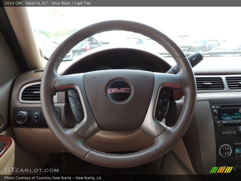 Onyx Black / Light Tan 2010 GMC Yukon XL SLT