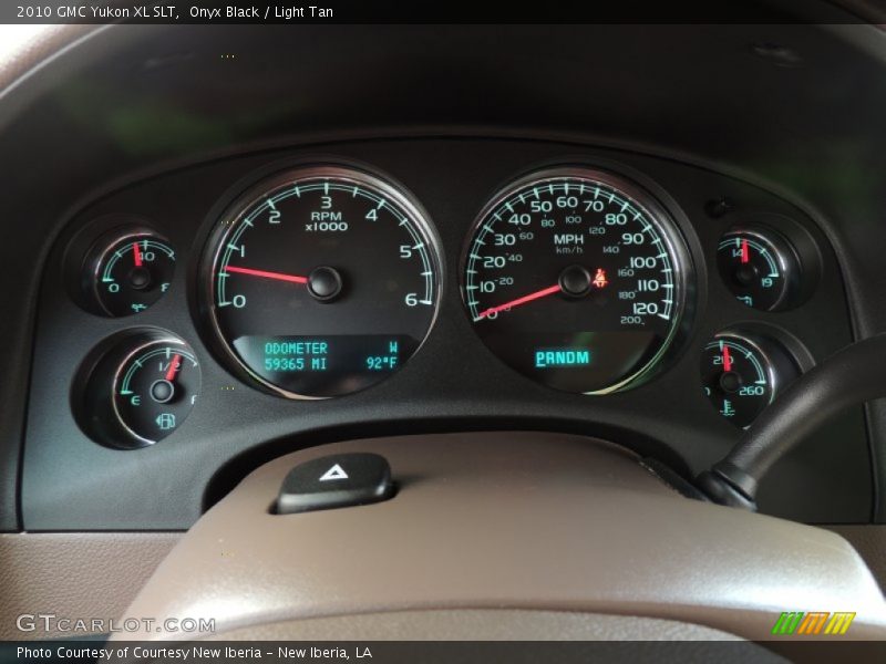 Onyx Black / Light Tan 2010 GMC Yukon XL SLT