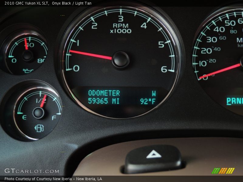 Onyx Black / Light Tan 2010 GMC Yukon XL SLT