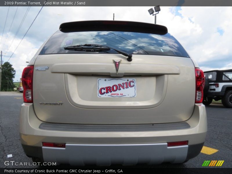 Gold Mist Metallic / Sand 2009 Pontiac Torrent