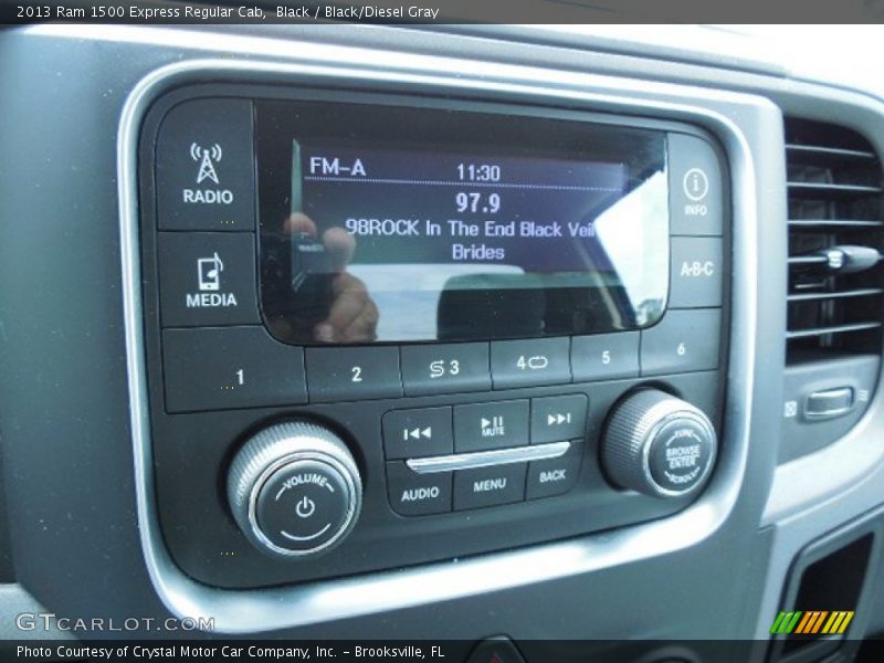 Black / Black/Diesel Gray 2013 Ram 1500 Express Regular Cab