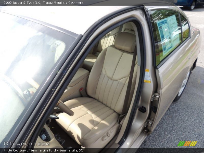 Topaz Metallic / Cashmere 2002 Jaguar S-Type 3.0