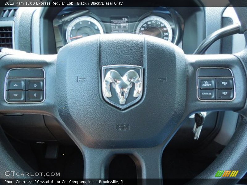 Black / Black/Diesel Gray 2013 Ram 1500 Express Regular Cab