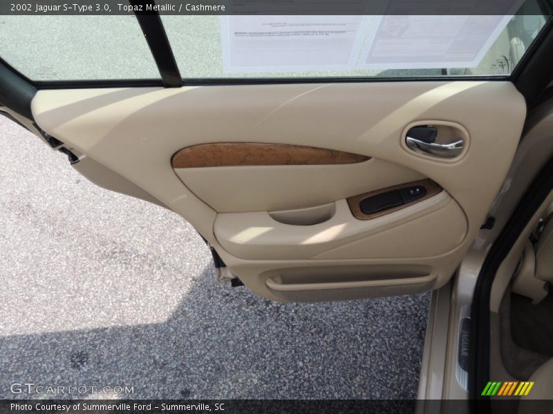 Topaz Metallic / Cashmere 2002 Jaguar S-Type 3.0