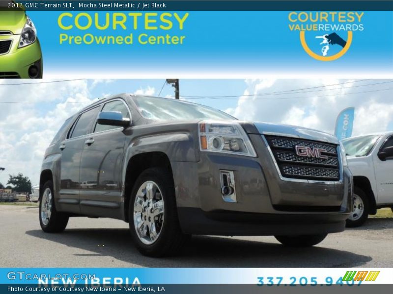 Mocha Steel Metallic / Jet Black 2012 GMC Terrain SLT
