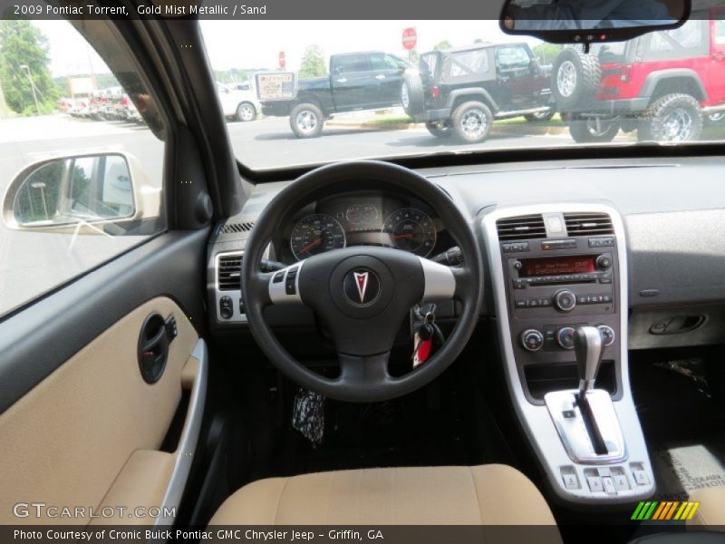 Gold Mist Metallic / Sand 2009 Pontiac Torrent