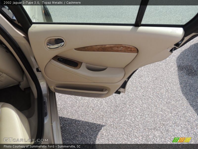 Topaz Metallic / Cashmere 2002 Jaguar S-Type 3.0