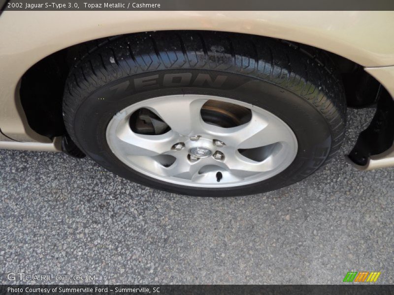 Topaz Metallic / Cashmere 2002 Jaguar S-Type 3.0