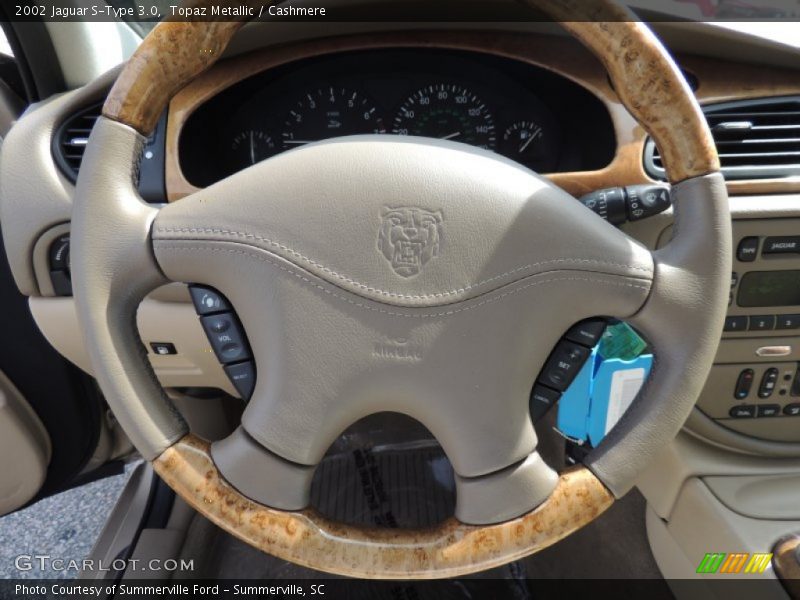 Topaz Metallic / Cashmere 2002 Jaguar S-Type 3.0