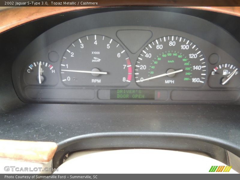 Topaz Metallic / Cashmere 2002 Jaguar S-Type 3.0