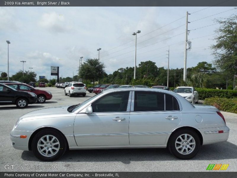 Bright Silver / Black 2009 Kia Amanti