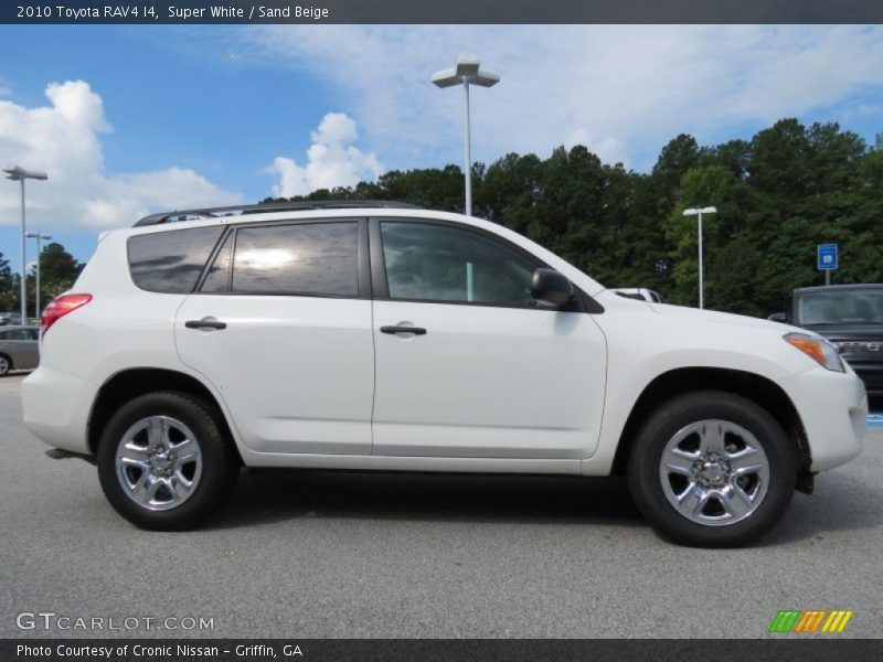 Super White / Sand Beige 2010 Toyota RAV4 I4