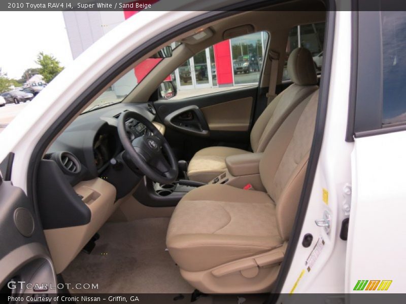 Super White / Sand Beige 2010 Toyota RAV4 I4