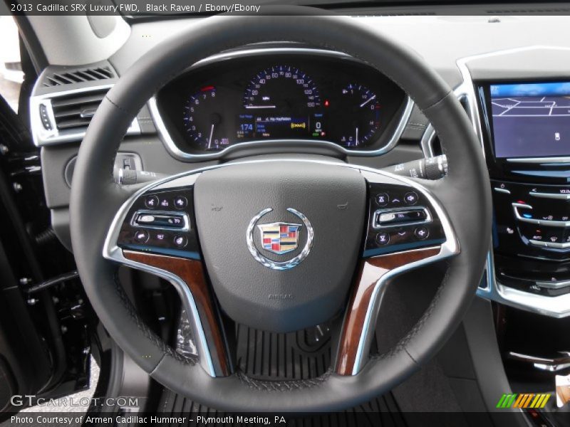 Black Raven / Ebony/Ebony 2013 Cadillac SRX Luxury FWD