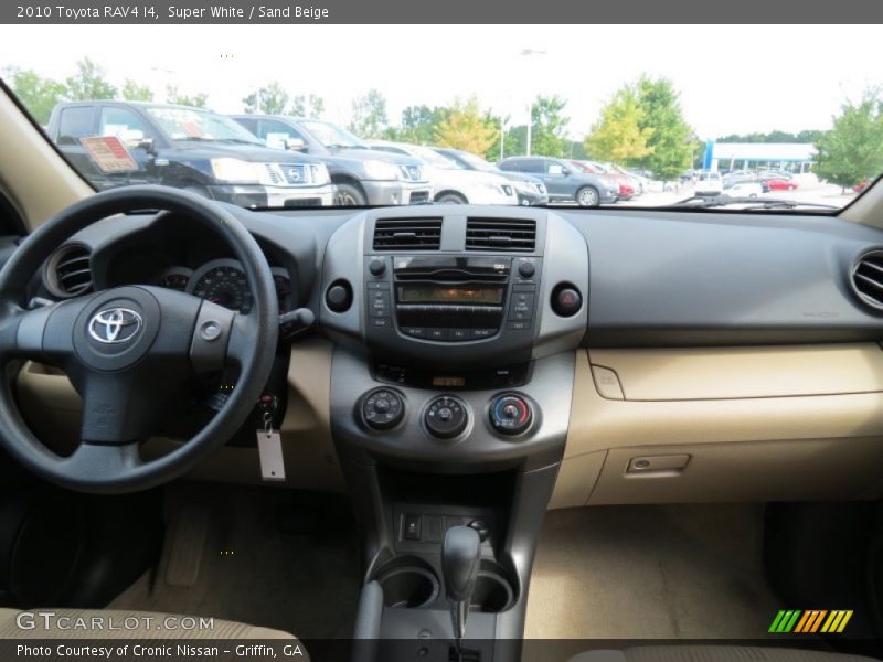 Super White / Sand Beige 2010 Toyota RAV4 I4