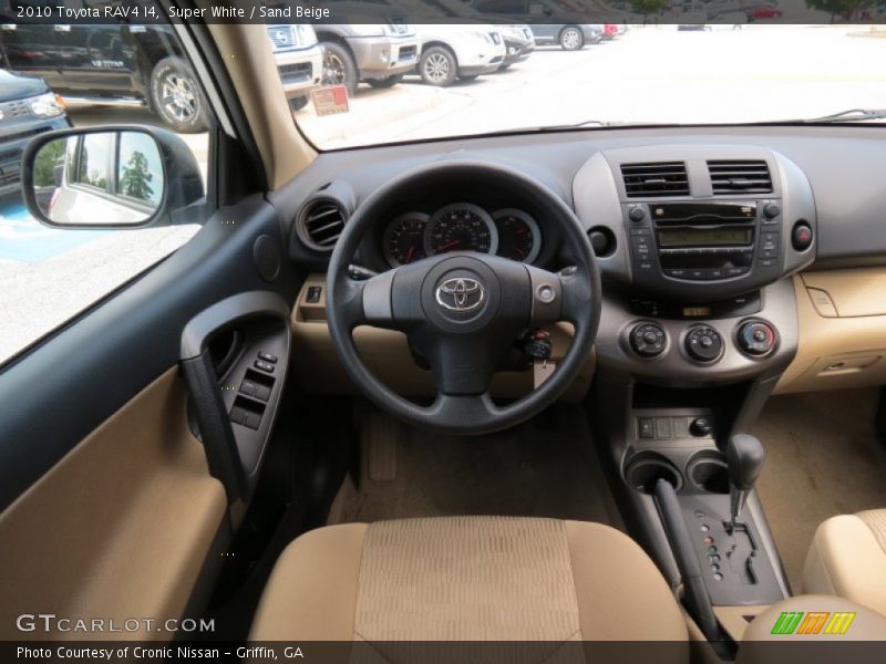 Super White / Sand Beige 2010 Toyota RAV4 I4
