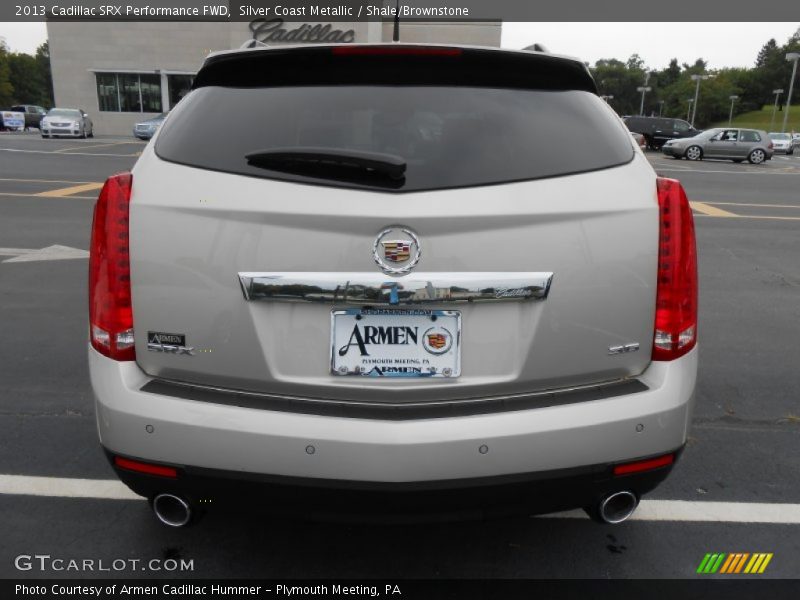 Silver Coast Metallic / Shale/Brownstone 2013 Cadillac SRX Performance FWD