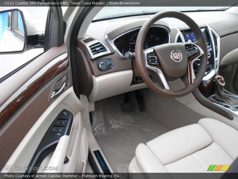 Silver Coast Metallic / Shale/Brownstone 2013 Cadillac SRX Performance FWD