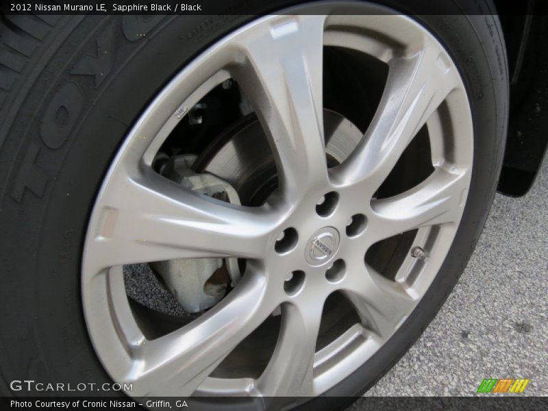 Sapphire Black / Black 2012 Nissan Murano LE
