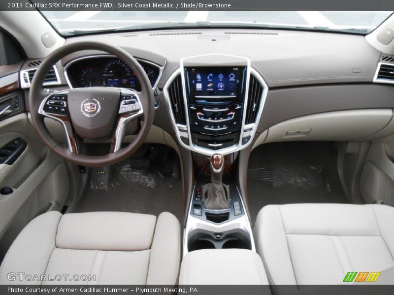 Silver Coast Metallic / Shale/Brownstone 2013 Cadillac SRX Performance FWD