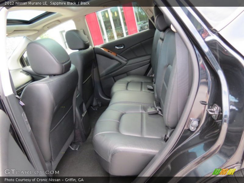 Rear Seat of 2012 Murano LE