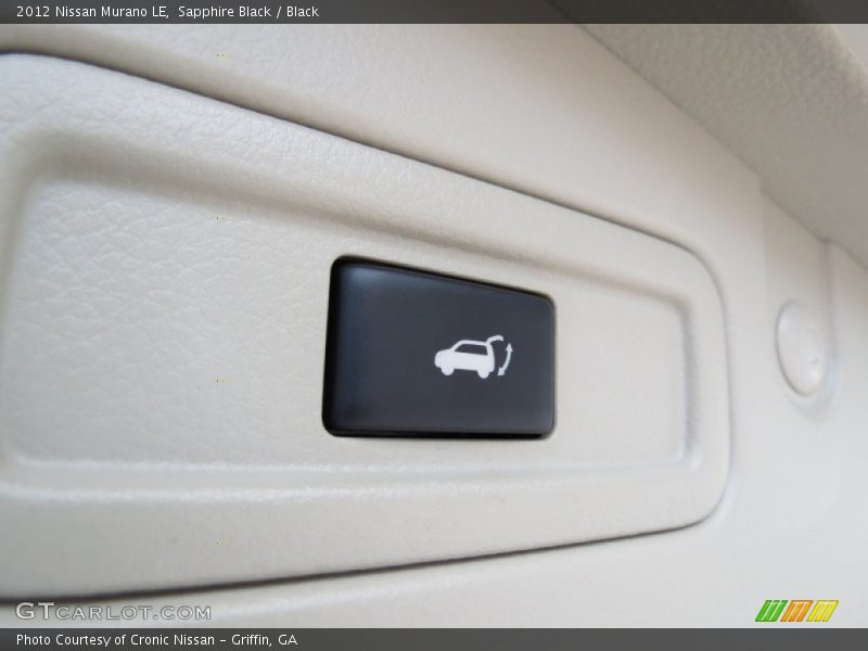 Sapphire Black / Black 2012 Nissan Murano LE