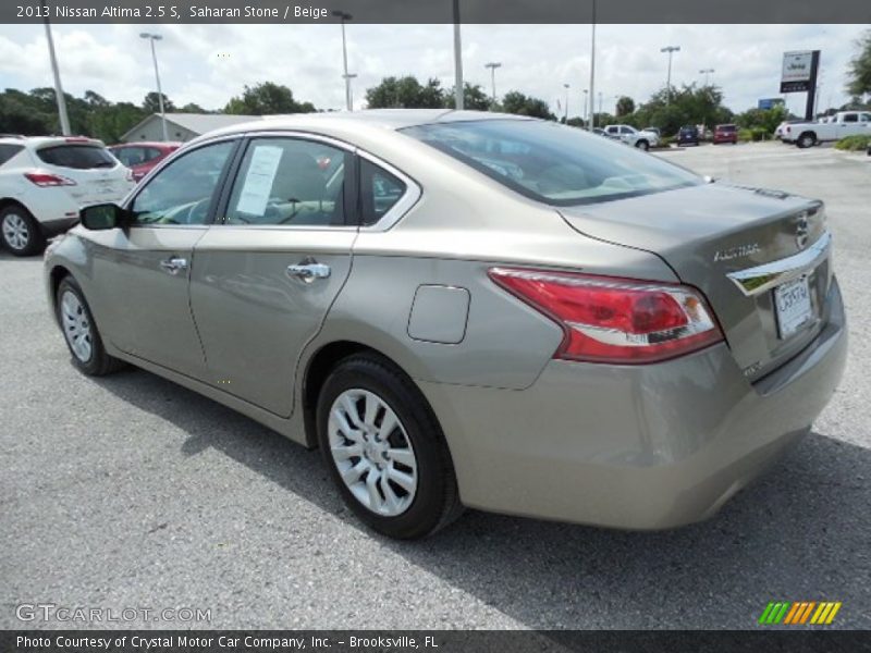 Saharan Stone / Beige 2013 Nissan Altima 2.5 S