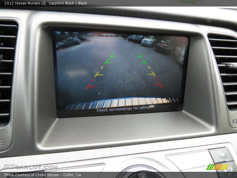 Sapphire Black / Black 2012 Nissan Murano LE