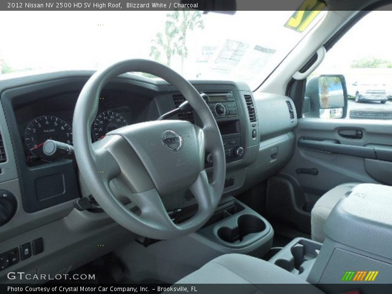 Blizzard White / Charcoal 2012 Nissan NV 2500 HD SV High Roof