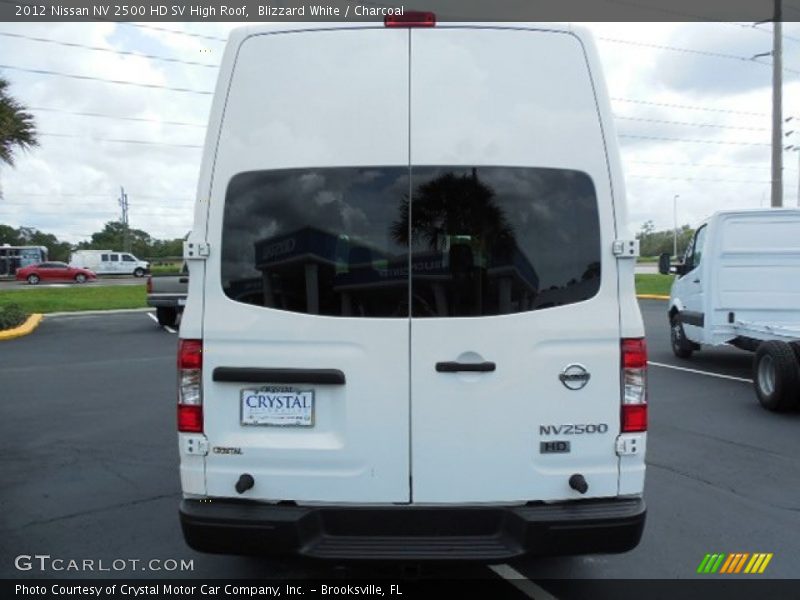 Blizzard White / Charcoal 2012 Nissan NV 2500 HD SV High Roof
