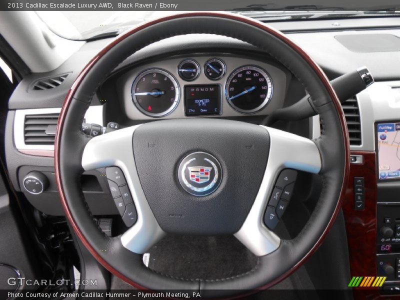 Black Raven / Ebony 2013 Cadillac Escalade Luxury AWD