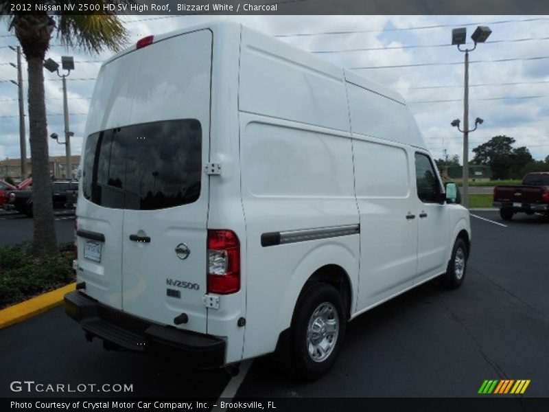 Blizzard White / Charcoal 2012 Nissan NV 2500 HD SV High Roof