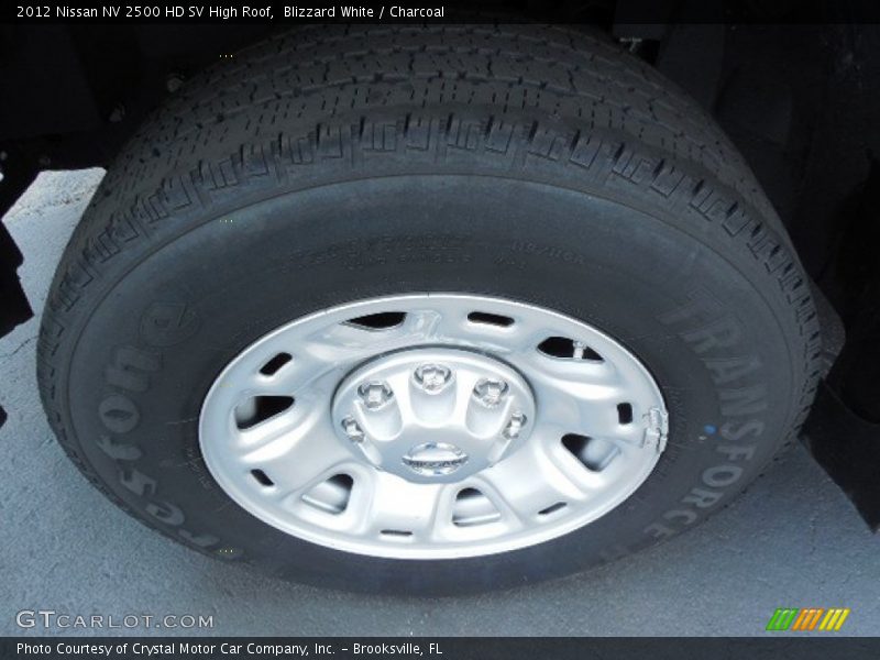 Blizzard White / Charcoal 2012 Nissan NV 2500 HD SV High Roof