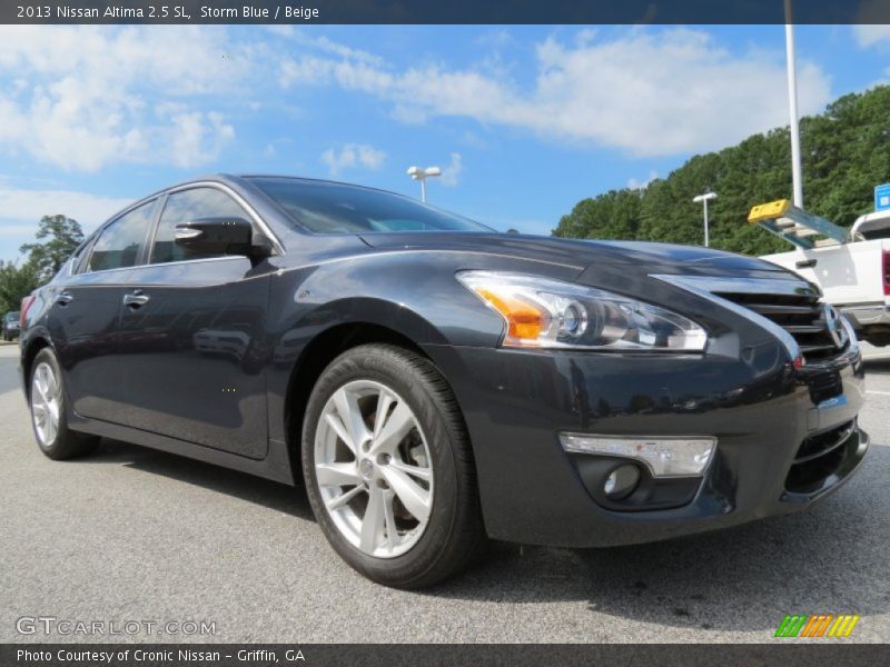 Storm Blue / Beige 2013 Nissan Altima 2.5 SL