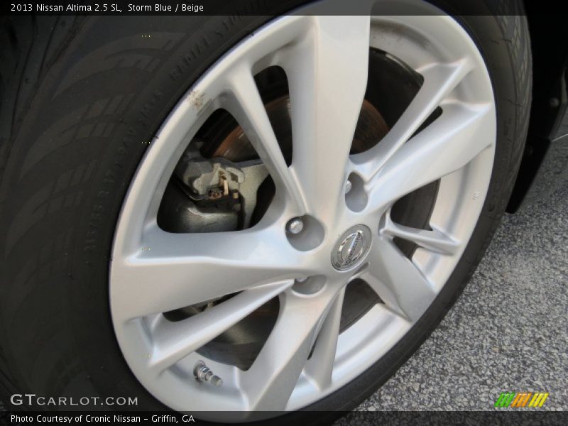 Storm Blue / Beige 2013 Nissan Altima 2.5 SL