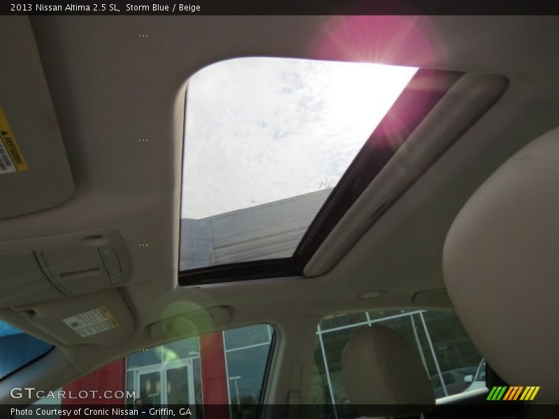 Storm Blue / Beige 2013 Nissan Altima 2.5 SL