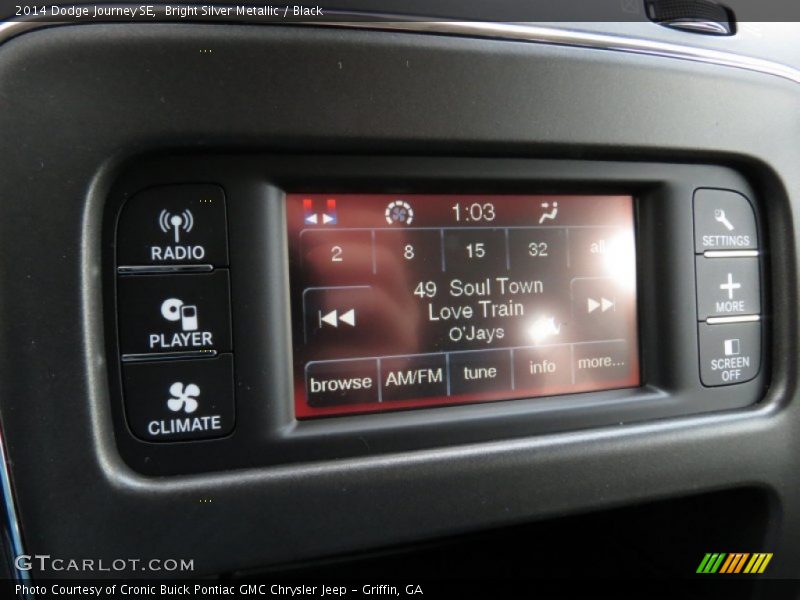 Bright Silver Metallic / Black 2014 Dodge Journey SE