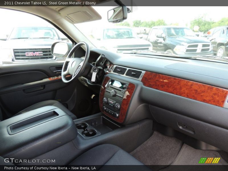 Steel Green Metallic / Ebony 2011 Chevrolet Tahoe LS